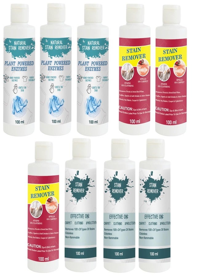 مجموعة مزيل بقع توفوس: عبوة من 3 قطع للقمصان، عبوة من 3 قطع للأحمر، عبوة من قطعتين للسماء، ومزيل بقع السماء | محلول تنظيف متعدد الأسطح للملابس والأقمشة والمفروشات (100 غرام لكل قطعة) - Image 1